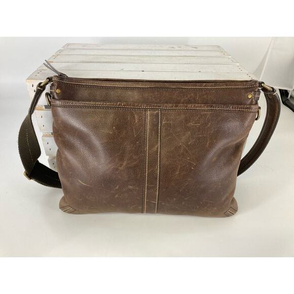 COACH 70053 LARGE VNTAGE LEAHTER MENS SLING BAG - Picture 4 of 14